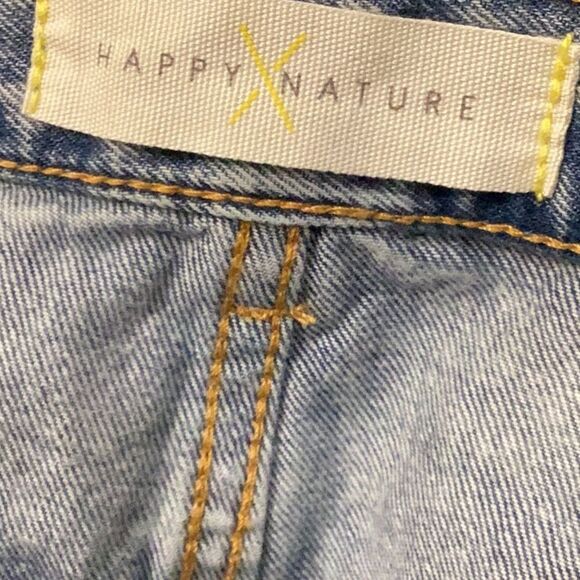 NWT Happy X Nature High Rise Straight Acid Wash Jeans size 28 - Picture 6 of 11